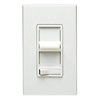 Leviton, SureSlide Preset Electro-Mechanical Electronic Low-Voltage Slide Dimmer, 6615-P0W