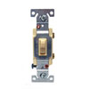 Cooper Wiring Devices, 1301-7LTVBOX, Lighted Toggle Single-Pole Switch