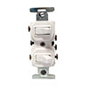 Cooper Wiring Devices, 275V-BOX, Dual Single-Pole / 3-Way Toggle Switch