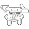 Erico, Twist On Fixture Support, 4G16 