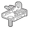 Erico, Hammer-On Flange Clip, M24S