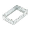 2 Gang Extension, 46 Cubic Inch, 1.63" Depth