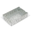 2 Gang Box, 46 Cubic Inch, 1.63" Depth