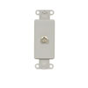 Leviton, Single F Connector Wall Jacks, 40681-T