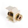 Leviton, QuickPort® Banana Jack Snap-In Adapter, 40837-BAE