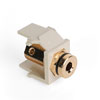 Leviton, QuickPort® Banana Jack Snap-In Adapter, 40837-BIE