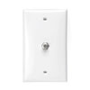 Leviton, Standard Video Single F-Type Wall Jack, 40981-W