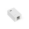 Leviton, QuickPort&reg; 1-Port Surface Mount Housing, 41089-1WP