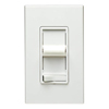 Leviton, SureSlide Preset Electro-Mechanical Incandescent Slide Dimmer, Illuminated , 6633-PLW