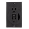 Leviton, 7599-SGE, GFCI Duplex Receptacle, 5-15R 