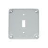 Mulberry, 4" Square Surface Cover For 1 Toggle, RS9, 11401