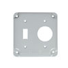 Mulberry, 4" Square Surface Cover For 1 Toggle / Single Receptacle, RS1, 11414
