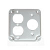 Mulberry, 4" Square Surface Cover For 1 Duplex / Single Receptacle, RS5, 11415