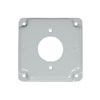 Mulberry, 4" Square Surface Cover For 20A TL Receptacle, RS4, 11421