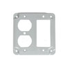 Mulberry, 4" Square Surface Cover For 1 Duplex / GFCI Receptacle, 11435