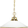 Progress Lighting, PolBrs 1-lt Pendant, P5013-10