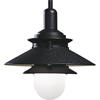 Progress Lighting, Blk 1-lt Pendant, P5066-31