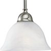Progress Lighting, Avalon BrsNckl 1-lt MiniPend, P5068-09