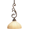 Progress Lighting, Beaumont GldBrndCrk 1-lt MiniPend, P5118-02C