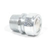 Strain Relief Cord Straight Connectors, 1/2" Size, Cable Ranges 0.250 - 0.350