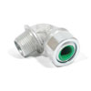 Strain Relief Cord 90° Connectors, 1/2" Size, Cable Ranges 0.450 - 0.560