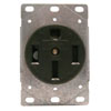 Cooper Wiring Devices, 1258-SP, 14-50R, Flush Mount Receptacle