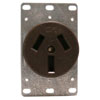 Cooper Wiring Devices, 32B-BOX, 10-50R, Flush Mount Receptacle
