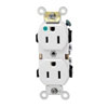 Leviton, 8200-HGY, 5-15R, Duplex Receptacle