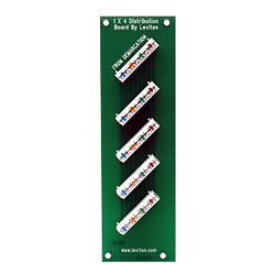 Leviton, 1x4 phone board, 47609-4