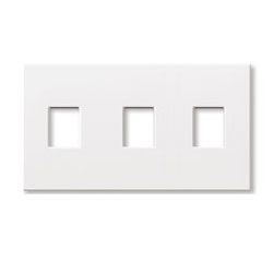 Lutron, Nova T Wallplates, NT-SSS-NFB-WH