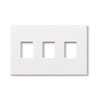 Lutron, Nova T Wallplates, NT-SSS-FB-WH