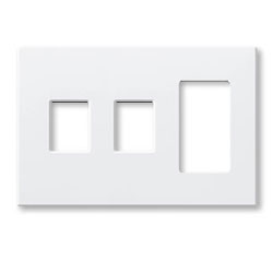 Lutron, Nova T Wallplates, NT-SSR3-FB-WH