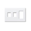 Lutron, Nova T Wallplates, NT-OOR3-FB-WH