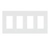 Lutron, Nova T Wallplates, NT-RRRR-FB-WH