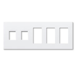 Lutron, Nova T Wallplates, NT-SSRRR-FB-WH