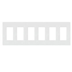 Lutron, Nova T Wallplates, NT-R3R3R3R3R3R3-FB-WH