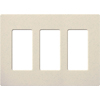 Lutron, Satin Colors Wallplates, SC-3-LS