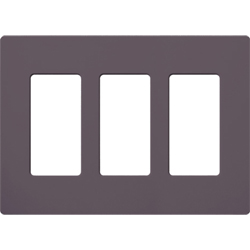 Lutron, Satin Colors Wallplates, SC-3-PL