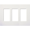 Lutron, Satin Colors Wallplates, SC-3-SW