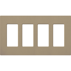 Lutron, Satin Colors Wallplates, SC-4-MS