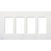 Lutron, Satin Colors Wallplates, SC-4-SW