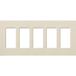 Lutron, Satin Colors Wallplates, SC-5-LS