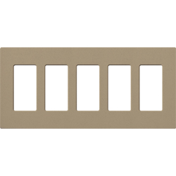 Lutron, Satin Colors Wallplates, SC-5-MS