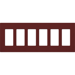Lutron, Satin Colors Wallplates, SC-6-MR