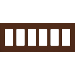 Lutron, Satin Colors Wallplates, SC-6-SI