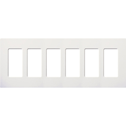 Lutron, Satin Colors Wallplates, SC-6-SW