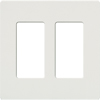 Lutron, Claro Wallplates, CW-2-WH