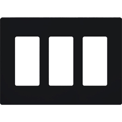 Lutron, Claro Wallplates, CW-3-BL