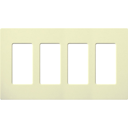 Lutron, Claro Wallplates, CW-4-AL