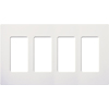 Lutron, Claro Wallplates, CW-4-WH